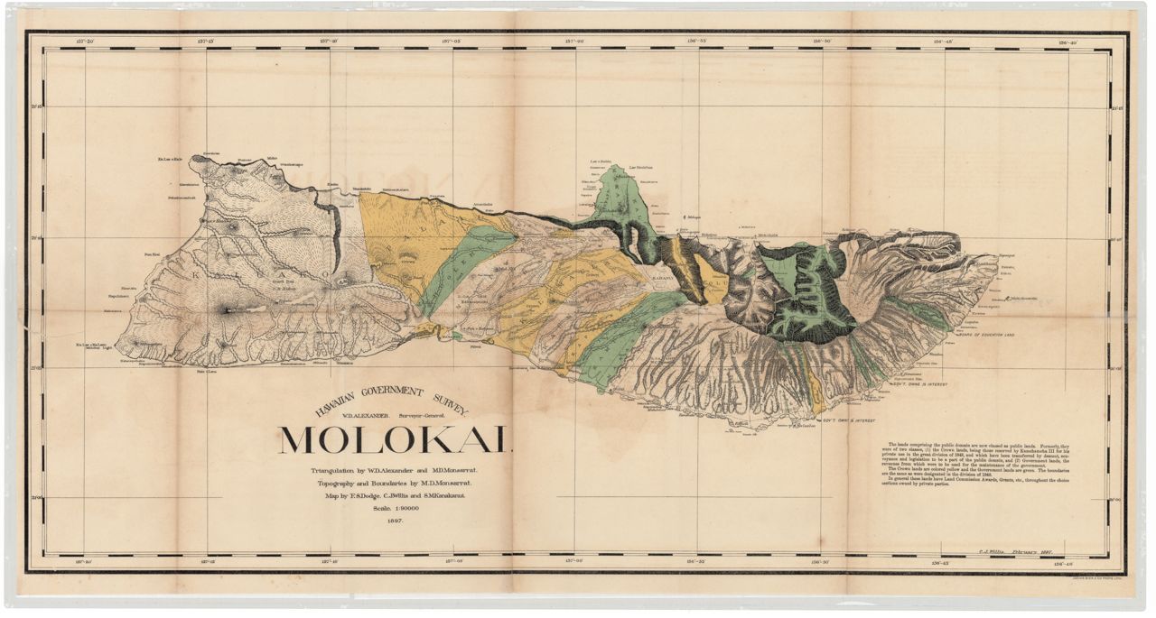 1897 Molokai, 1:90,000 (Dodge)