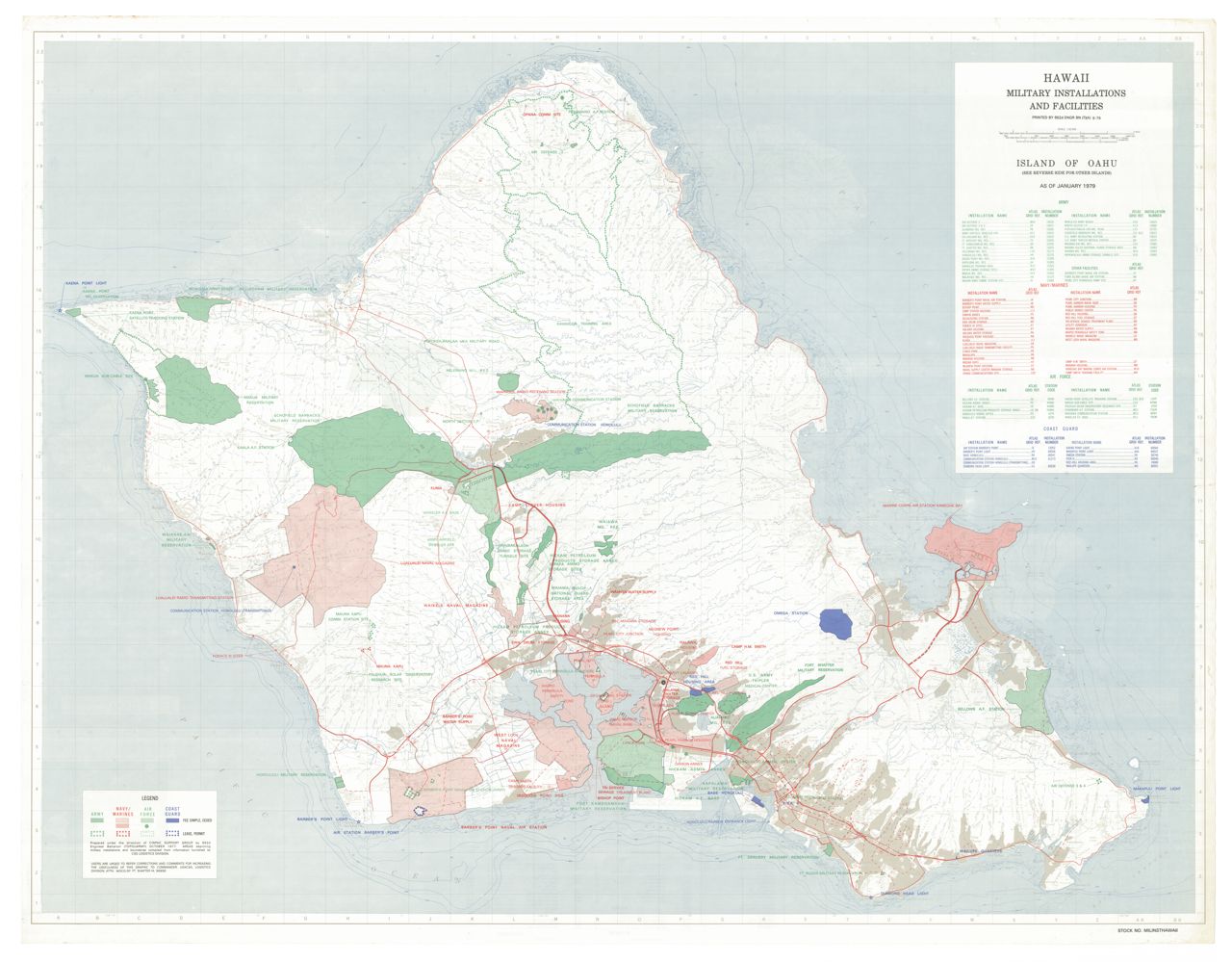 1979 Hawaii Military Installations and Facilities