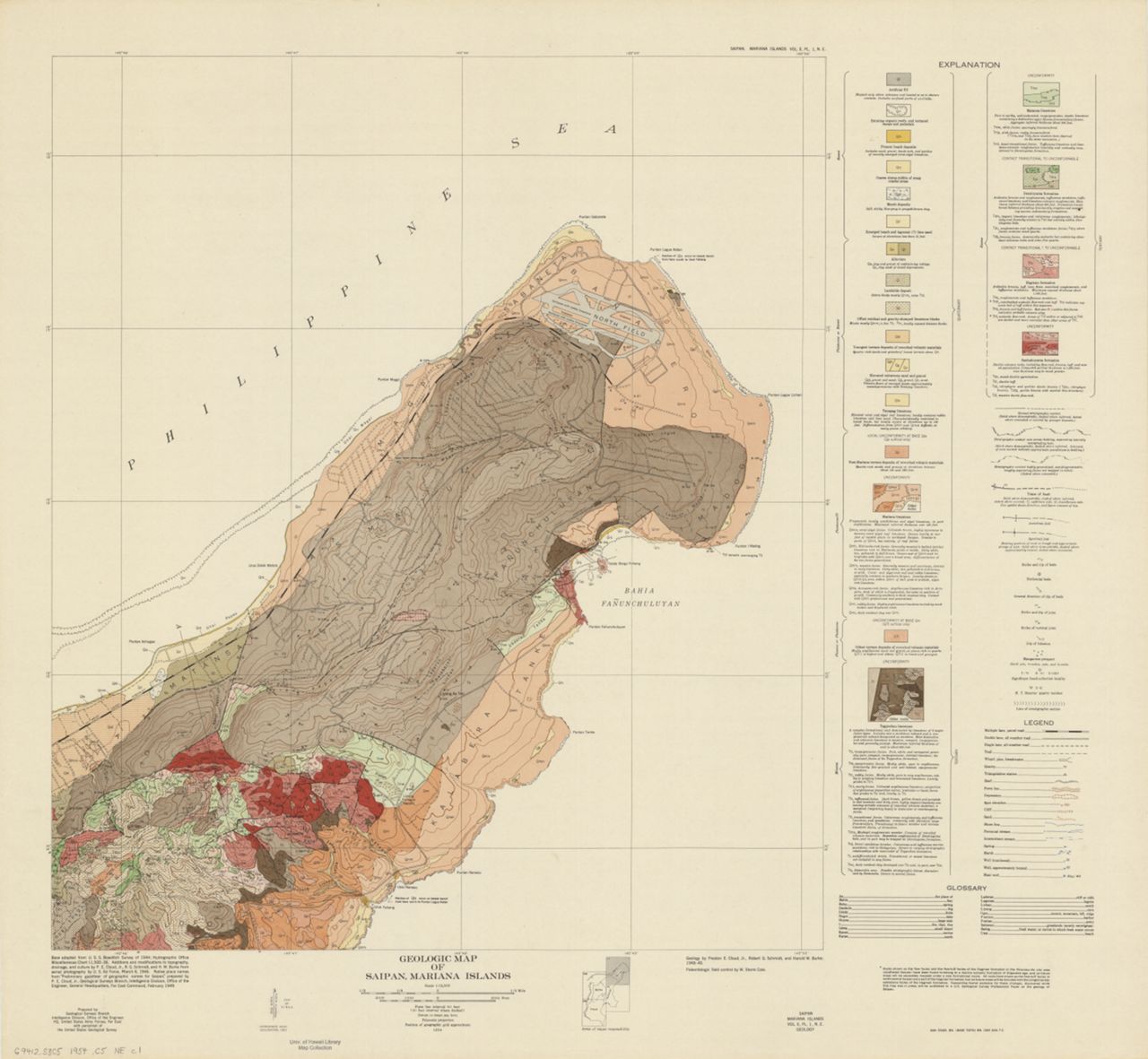 Geologic Map of Saipan, Index Map